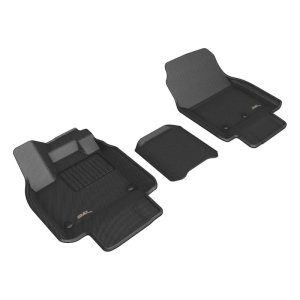 Nissan Ariya Floor Mat Set - Front - 3D MAXpider - KAGU - Black - `23-`26 Nissan Ariya Floor Mat Set - Front - 3D MAXpider - KAGU - Black - `23-`26